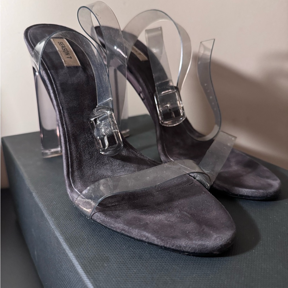 Yeezy Season 7 smoke pumped heels